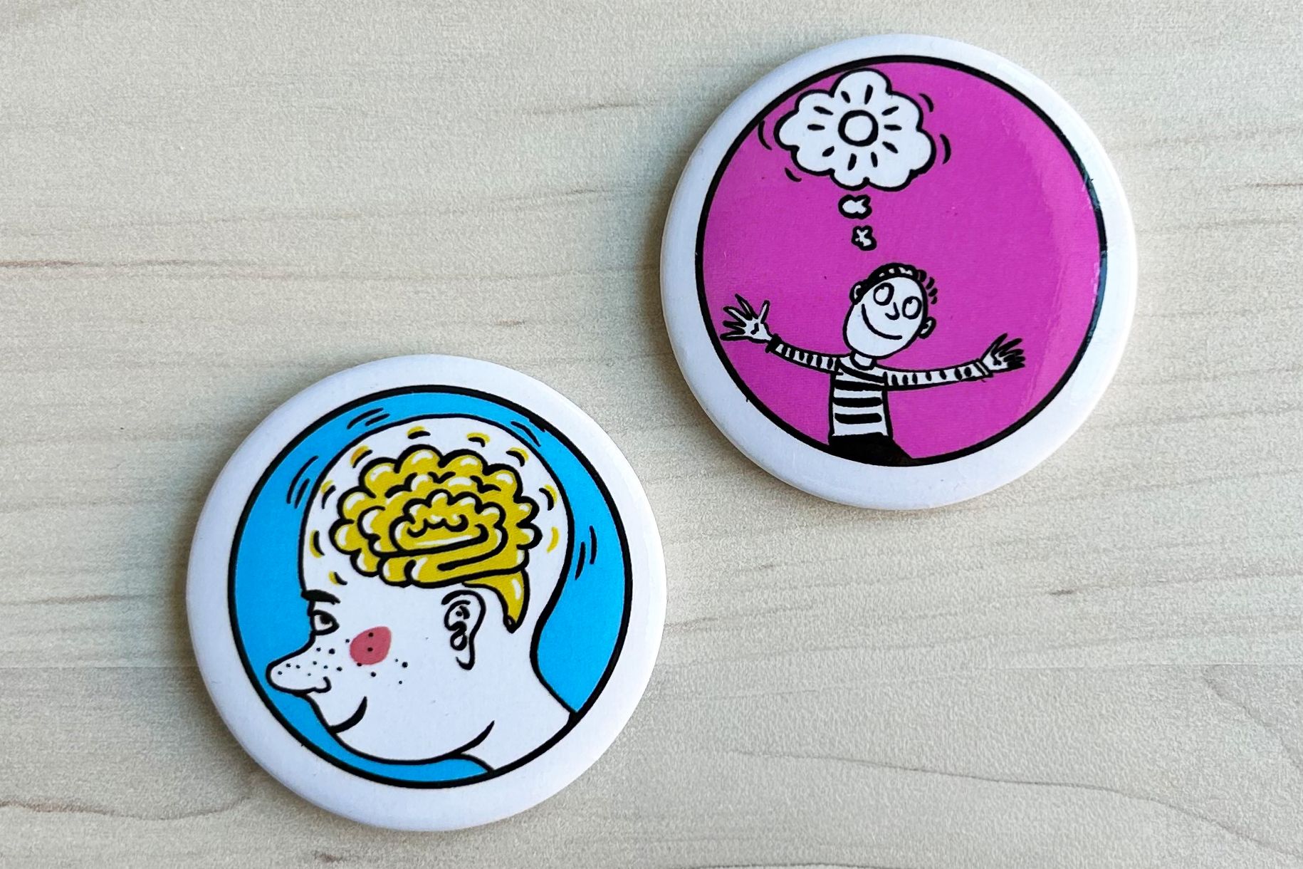 Magnetbuttons »Unsere ›verrückten‹ Familien!« von Irrsinnig Menschlich e.V.